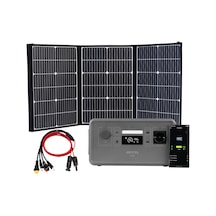 Antfea S300 Taşınabilir Güç Kaynağı + 100w Taşınabilir Güneş Paneli + Mc4 Multi Dönüşüm Kablosu 300 W / 288 Wh / 100 W