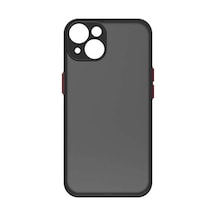 Apple Uyumlu iPhone 15 Kılıf Zore Arkası Mat Sert Silikon Hux Kapak