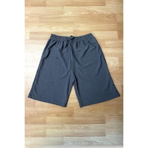 Betimoda Kadın Beli Lastikli Bol Paça Oversize Bürümcük Kumaş Şort 001