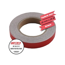 Carub Fosforlu Bant Kırmızı 2 Cm X 25 Mt