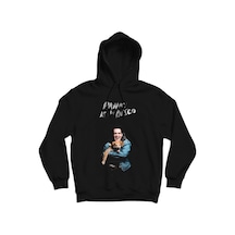 Panic At The Disco Baskıılı Kapşonlu Sweatshirt Siyah