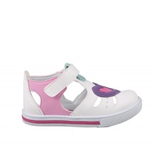 Şirin Bebe 221-65 Beyaz Pembe Çocuk Sandalet