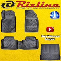 Citroen C5 3D Paspas+Bagaj Havuzu 2001-2007 Arası Set Rizline N11.16198