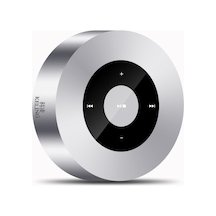 Samdoo Kompakt Dokunmatik Bluetooth Hoparlör - Mikrofonlu, 15 Saat Çalma Süresi, Hızlı Şarj, Full Hd Ses Kalitesi Gümüş