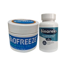 Biofreeze 150 Ml Sırt Bel Diz Dirsek Teskin Edici Masaj Kremi + Binareks Erkeklere 30 Lu Pırostat Çuha Çiçeği Kaps