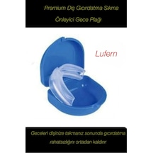 Premium Diş Gıcırdatma Sıkma Önleyici Gece Plağı Koruyucu Dişlik Bruksizm Kutulu Termoform Aparatı