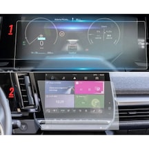 Renault Megane E-tech 2022 2023 Multimedya Ve Gösterge Panel Uyumlu Nano Ekran Koruyucu