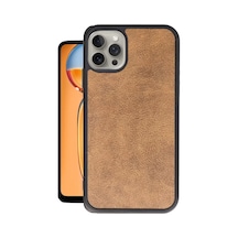 Newface Apple İphone 14 Pro Kılıf Aras Deri Kapak - Taba