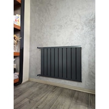 Alüminyum Panel Radyatör Klasik 450x18 Ral 7016 Antrasit Gri