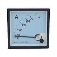 Analog Ampermetre Panel Meter 1.5 250/5a Te-96 10cmx10cm