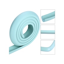 Qingmipy 2 Metre Gri Nbr Çocuk Koruyucu Tampon Şerit - Yumuşak, Çevre Dost, Kolay Kurulum, Mutfak/ofis Mobilya Köşe Koruması Gri