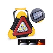 ÜÇGEN ACİL DURUM YOL UYARISI ŞARJLI COB+LED SOLAR GOLD ORION OR-7