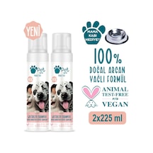 Pet Love Durulanmayan Köpük Şampuan Çilek Doğal Argan Yağlı 2 x 225 ML
