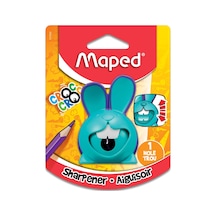 Maped Croc Innovation 1 Delikli Kalemtıraş - Hareket Halindeyken Bileme - Verimli, Keskin Kaplama - Eşsiz Tavşan Tasarımı - Çeşitli Renkler