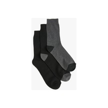 Koton Basic 3'lü Soket Çorap Seti Antrasit 4wam80158aa 4WAM80158AA047