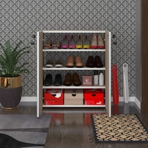 Kenzlife Ayakkabılık Ayakkabı Dolabı Kilitli Gutan Crd 080 70 32 Kapaklı Ofis Dolabı