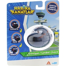 Harika Kanatlar Dönüşen Tekli Figür Yumbot Ajan Chace