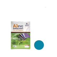 Mapi Mapıbınd 160 Mıc 100 Adet A3 Mavi Pvc Cilt Kapağı 1902.00032