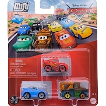 Cars Mini Karakter Arabalar Üçlü Paket Jlk47 Çok Renkli