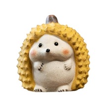 Lijinxu Durian Hayvan Heykeli Sevimli Heykel Masa Kirpi-şekli