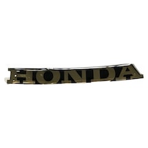 Damla Etiket Sticker Honda Yazılı Siyah Zemin Sarı Yazılı