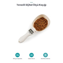 Dijital Ölçü Kaşığı - Terazili - 800 Gr Ölçme Kapasitesi Beyaz