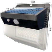 Solar Güneş Enerji Aydınlatma Lambası Sensörlü 136 Led Silver Toss St-2013