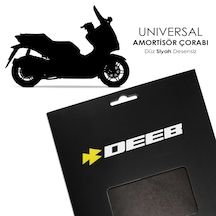 Deeb Universal Amortisör Çorabı Düz Siyah L Beden Siyah