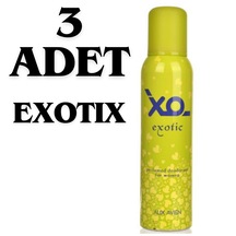 Xo Exotic Kadın Sprey Deodorant 3 x 150 ML
