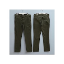 Slim Chino Pamuk Erkek Pantolon - Pt-24047 - Yeşil