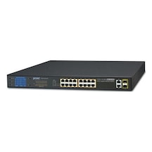 Planet Pl-fgsw-1822vhp 16 Port 10/100tx Poe+ 2 Port Gigabit 2 Port Sfp 300w Poe Switch