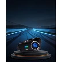 Motosiklet Kaskı Bluetooth Kulaklık Full Hd 1080p Kamera Uczzzq28intercom-2
