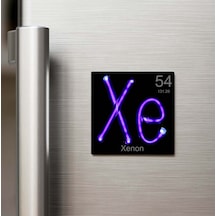 Xenon Ksenon Elementi Buzdolap Magneti 9x9 Cm