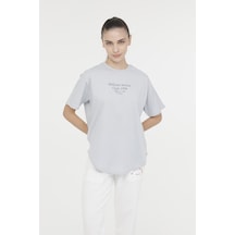 Lumberjack Wl Grace 11ss156 4fx Mavi Kadın Kısa Kol T-shirt 000000000101610679 Mavi