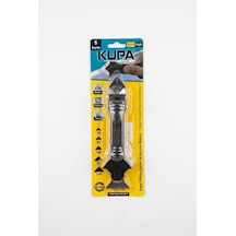 Kupa 5 Başlıklı Silikon Çekme Ve Kazıma Aparatı, Paslanmaz Metal Raspalı Derz Mastik Temizleyic