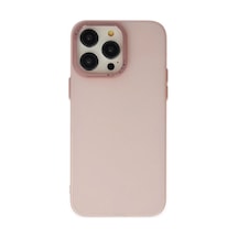 Apple iPhone  Uyumlu- 14 Pro Kılıf Modos Metal Kapak - Pembe