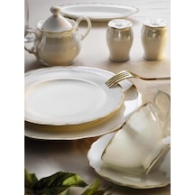 Aryıldız Milanis Bone China 36 Parça Kahvaltı Seti Beyaz