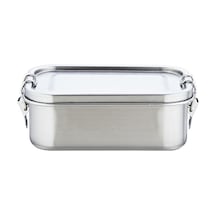 Tenfowee Paslanmaz Çelik 2 Bölmeli Pratik Yemek Kabı - 800ml Mikrodalga Ve Bulaşık Makinesine Uygun