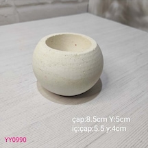 Yy0990 Yuvarlak Saksı Silikon Kalıp