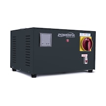 Powerful PSM-1115 15 kVA (15000 VA) Mikro İşlemcili Koruma Üniteli Voltaj Regülatörü Siyah