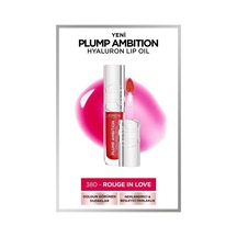 L'Oréal Paris Plump Ambition Hyaluron Lip Oil Besleyici ve Nemlendirici Dudak Parlatıcısı 380 Rouge In Love