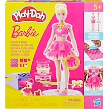 Play-doh Barbie Fırfır Ve Fiyonk Oyuncak Bebek Seti