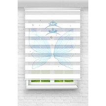 Perdecizade Enxboy Mavi Kanat Dijital Baskılı Zebra Perde-cocuk Odası-stor Perde Renkli Perdecizade Enxboy Mavi Kanat Dijital Baskılı Zebra Perde-cocuk Odası-stor Perde Renkli