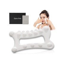 Gelişmiş Seramik Gua Sha Yüz Aracı, Kadın Erkek İçin Cilt Bakımı, Yüz Vücut Guasha Masaj Aleti Yüz Masajı