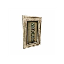 Sevimli Baykuşlar Baskılı Taş Tablo 20x30