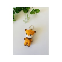 Adenya Sepeti Amigurumi Tilki Anahtarlık Turuncu