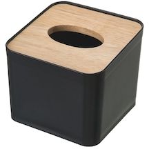 Black-1pc Ahşap Doku Kutu Tutucu Ev Kağıt Havlu Peçete Saklama Kutusu Ev Ofis Araba İçin Çıkarılabilir Doku Kağıt Dağıtıcı Durumda