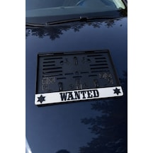 Wanted Motor Plakalık G004