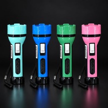 Tr Mini El Feneri Pilli Taşınabilir Led Fener Bilek Askılı Kompakt Tasarım, Kamp, Deprem, Acil Durum, Ev, Araç Ve