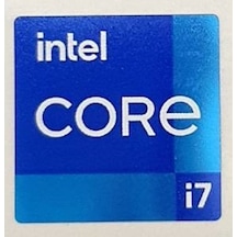 OEM intel CORE i7 11.ci ve 12.ci Nesil Sticker Etiket D86